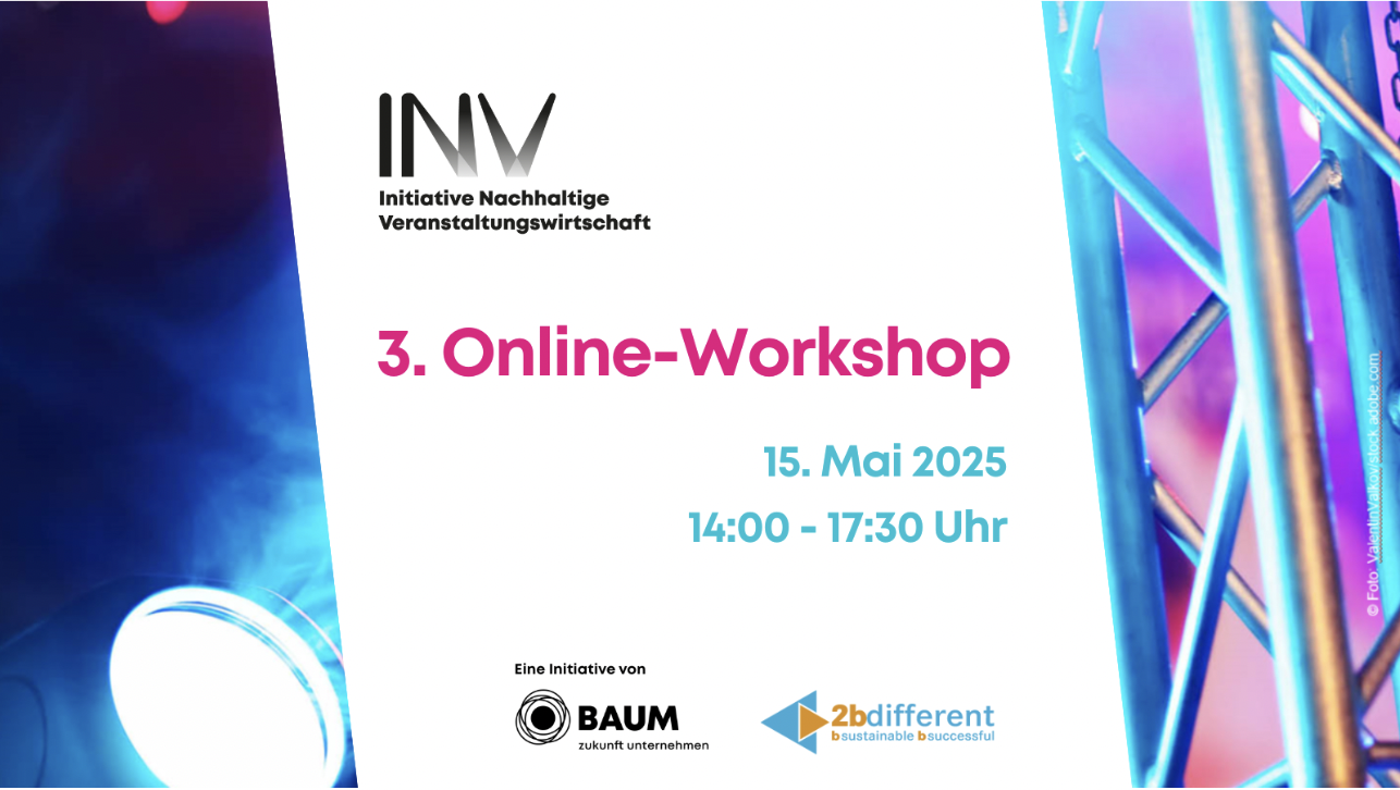 3. Workshop Initiative Nachhaltige Veranstaltungswirtschaft (INV)