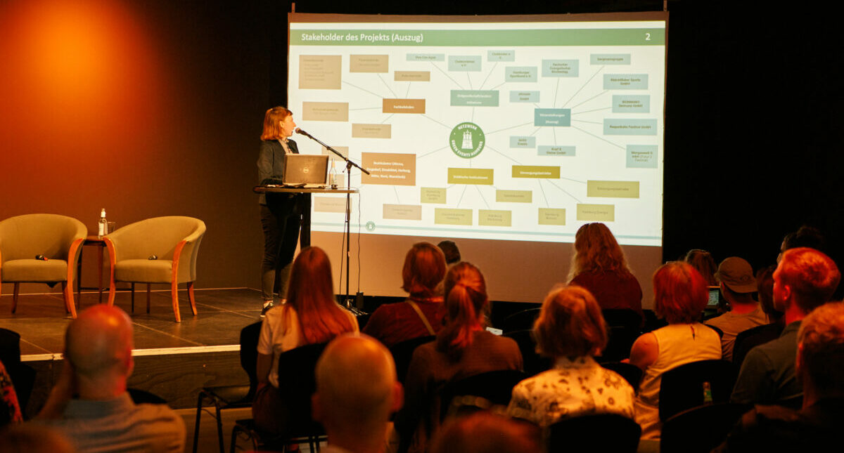 Präsentation des GreenEvents Stakeholder-Netzwerks
