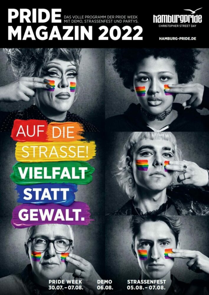 Cover des Pride Magazin 2022