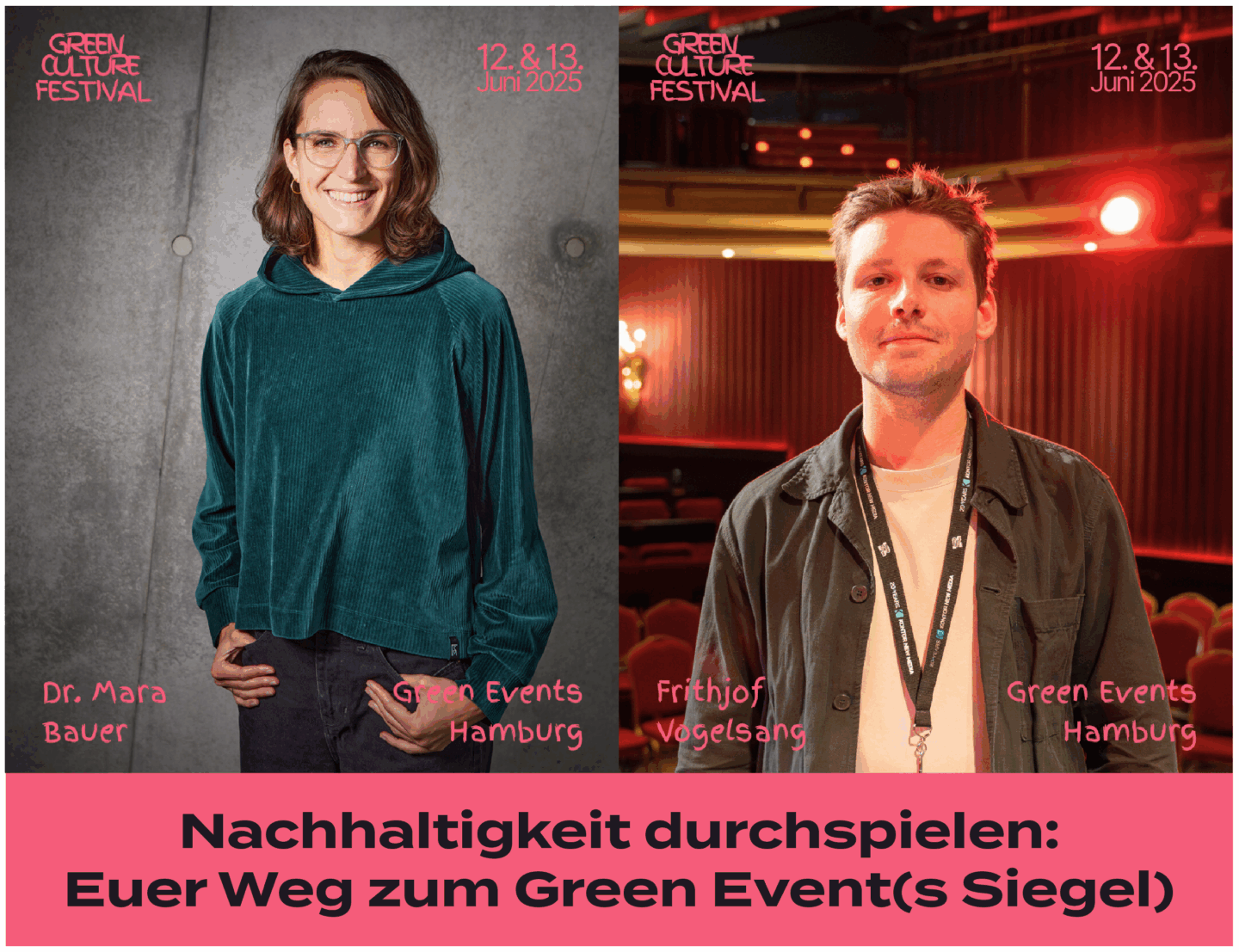 Nachhaltigkeit durchspielen: Euer Weg zum Green Event(s Siegel)