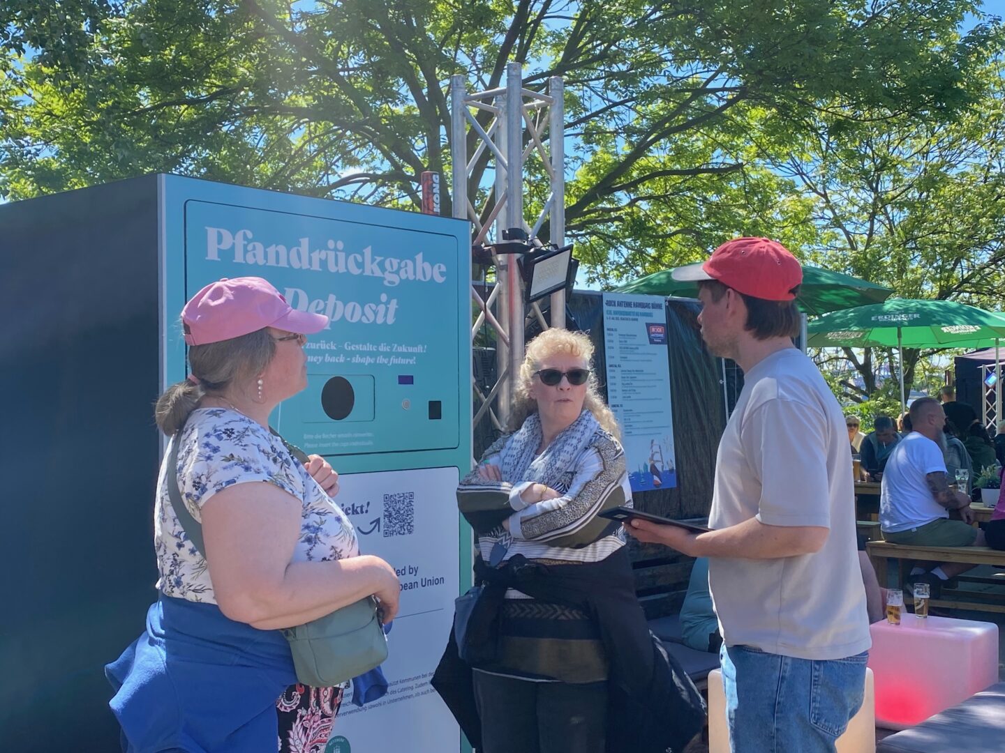 Becherrücknahmeautomat am HAMBURGER HAFENGEBURTSTAG 2025 c_AKB